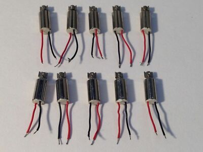 10Pcs Micro Handy Coreless Vibration Motor Vibrator 4x8mm DC 1.5-3V