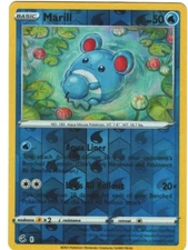 Marill 58/264 Fusion Strike Reverse Holo Common Pokémon TCG