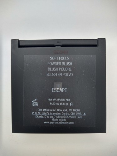 Jay Manuel Beauty Soft Focus Powder Blush Escape 0.23 Oz NIB - Picture 2 of 3