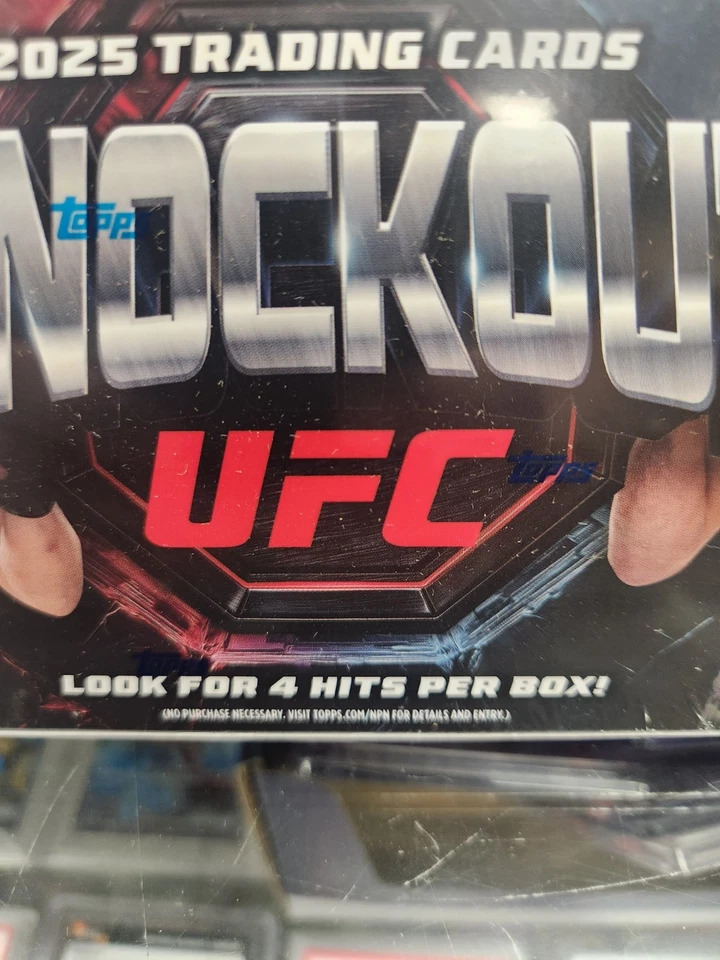 2025 Topps UFC Knockout Factory Sealed Hobby Box 4 hit per box Qty. - Image 3 of 4