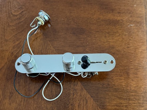 Fender Custom Shop Designed 4-Way S-1 Switch Telecaster Control Plate Complete