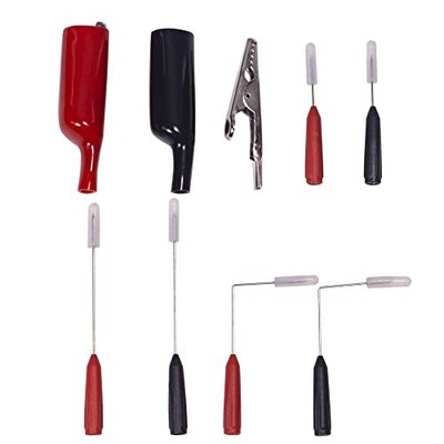 Back Probe Needles Non-Destructive Multimeter Test Probes, 3A Alligator Clips
