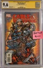 Cable & Deadpool #1 graded CGC 9.6 (not 9.8) signed sketch original art Brooks