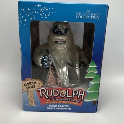 Vintage Bumble Glass Christmas Ornament - 2002 Brass Key Rudolph & Misfit Toys