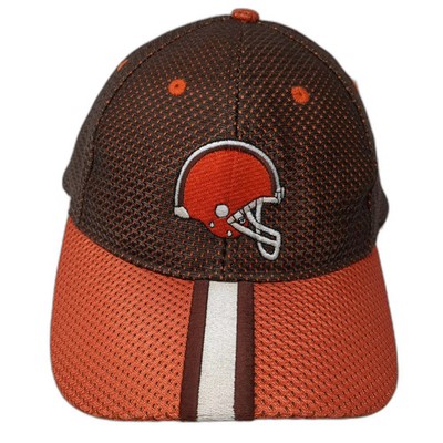 Cleveland Browns NFL Drew Pearson Brown Orange Racing Stripe Baseball Cap OS Hat