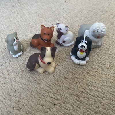 ELC Happyland Tierfiguren Konvolut Haustiere Katzen Hunde