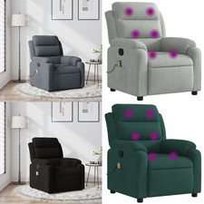 Massage Relaxsessel Massagesessel Fernsehsessel Samt Sessel Sofa Wohnzimmer 