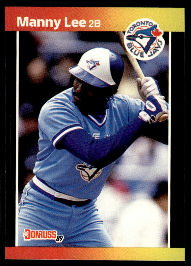 1989 Donruss Manny Lee Toronto Blue Jays #504 18193