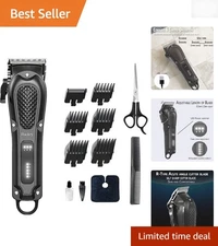 All-in-One Hair Clippers for Men - Cordless Beard Trimmer with 3 Gear Settings