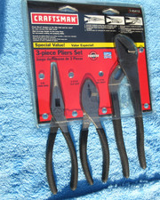Craftsman Usa Made 3pc Pliers Set 45412