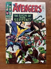 Avengers #32 (Marvel 1966) [FN/VF]🔑 1st App Bill Foster, Sons Of The Serpent