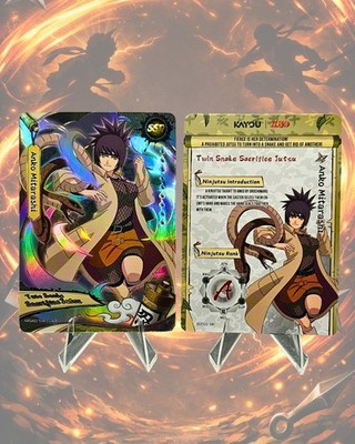 Anko Mitarashi NRSA02-SSP-012L3 NARUTO KAYOU ENGLISH Heaven Scroll Pack Fresh NM