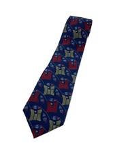 Christian Dior Necktie Silk NVY Men's WPL125