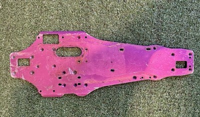 HPI Nitro RS4 2 Chassis Plate - 1/10 Scale - Purple Aluminum