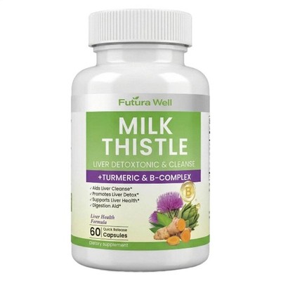 Milk Thistle Detoxifies The Liver And Cleanses The Colon, Providing Natural Supp