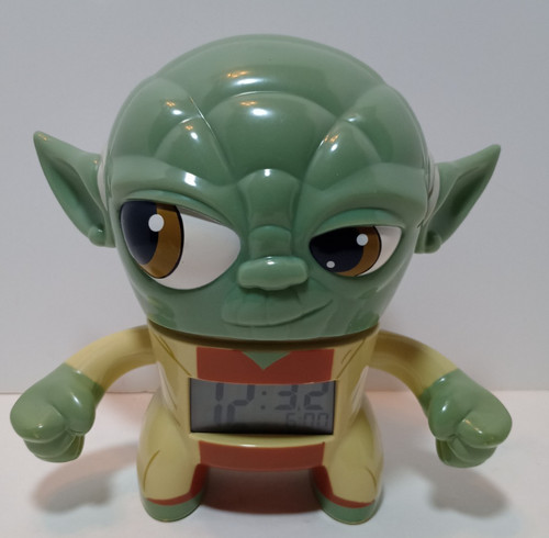 Star Wars Yoda Bulb Botz Digital Alarm Clock Lucasfilm WORKS