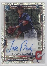 Jose Baez Bowman Chrome 2021 Speckle Refractor /299 Auto
