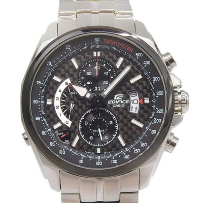 CASIO Edifice EFR 501SPJ 1AJF Stainless Steel Silver Quartz Chronograph Men's Bl