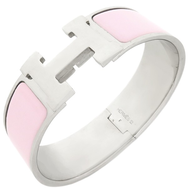 Hermes Clic Clac H GM Metal Pink Bracelet 248059