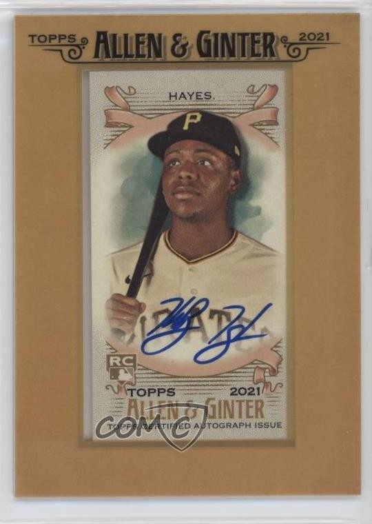 2021 Topps Allen & Ginter's Framed Mini Auto Ke'Bryan Hayes #FMA-KH Auto b6b