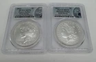 2023 Morgan & Peace Silver Dollar PCGS MS70 First Strike $1 Coin Set