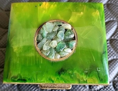 Rare Vintage Gillette Bakelite And Jade Safety Razor Case