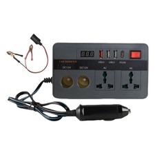 300W Vehicle Power Converter 12V To 220V Adapter For Mobile Devices