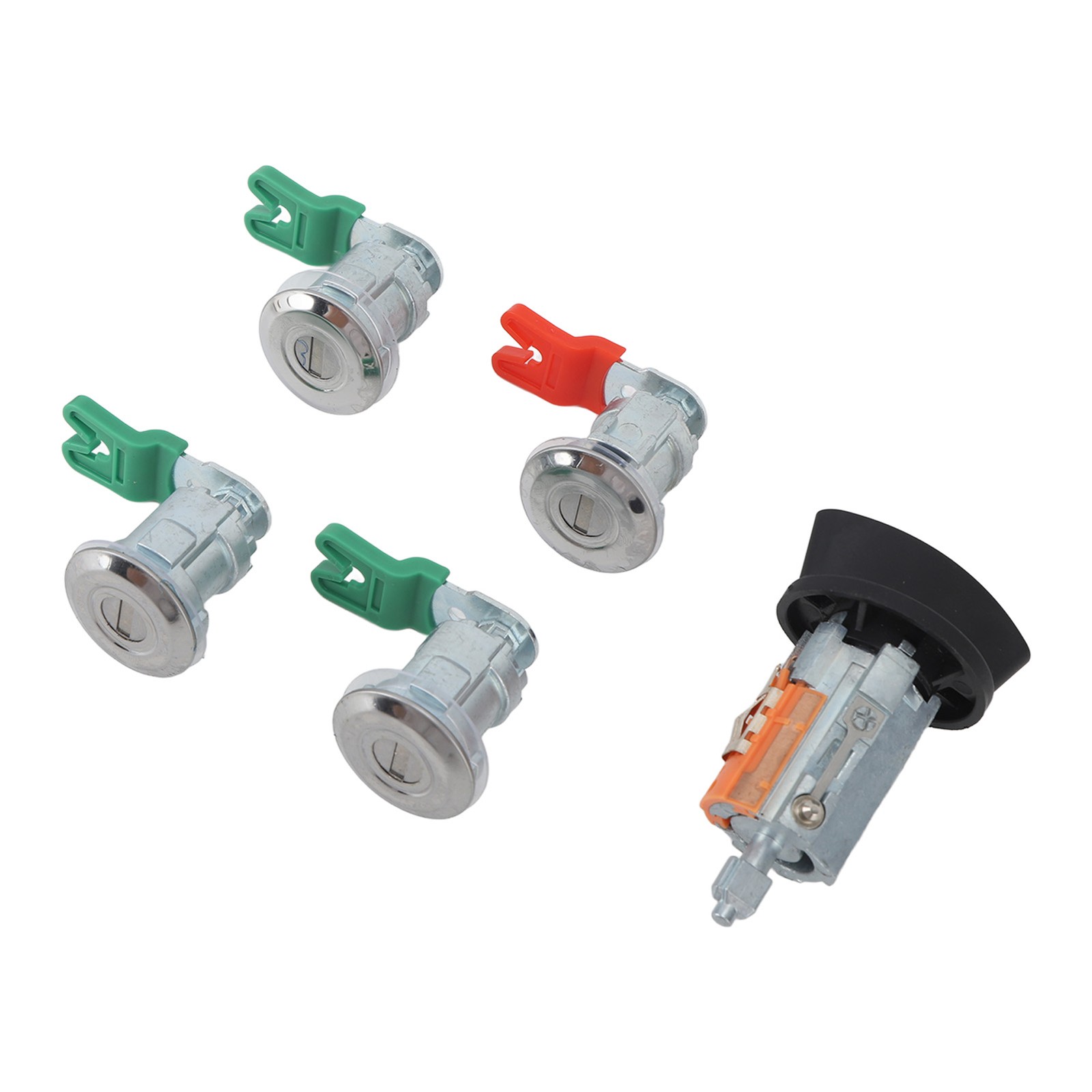 Ignition Cylinder 703369 With 4 Door Lock Cylinders And 2 Keys Set For