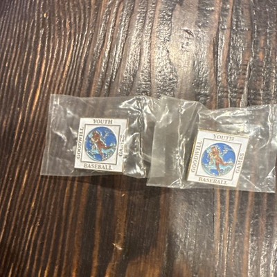 VTG 1990 90s Goodwill Games Youth Baseball lapel pin from the 1990s READ