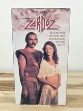 ZARDOZ VHS 1990 (1974) Original Sean Connery Sci-Fi Cult Classic Tested Rare