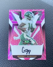 2023 Leaf Eclectic Valiant Grant Dubose PINK AUTO AUTOGRAPH RC XRC 4/7