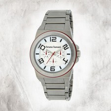 Bruno Banani Metall Herren Uhr BR 21123 Armbanduhr grau Fashion Analog UBR21123