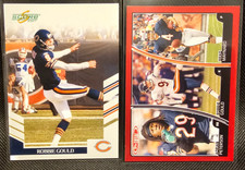 Robbie Gould Chicago Bears lot of 2 Cards with 2007 Topps Total Red #25 Parallel