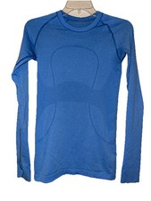 LULULEMON Run Swiftly Tech Long Sleeve Beaming Blue RARE COLOR size 4