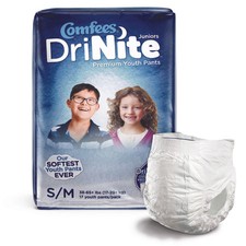 Unisex Youth Absorbent Underwear Comfees  DriNite  Juniors Pull On with Tear Awa