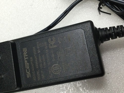 Genuine Sceptre AD36AUH120300 AC/DC Adapter 12.0V 3.0A 36.0W Power Supply - Picture 2 of 4