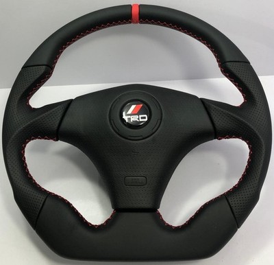 TRD Spyder Leather Steering Wheel for Toyota Supra MK4 MR2 Celica