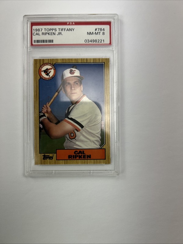 1987 Topps Tiffany #784 Cal Ripken Jr PSA 9 Baltimore Orioles HOF