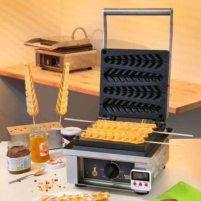 Equipex GES23/1 Sodir-Roller Grill Waffle Baker, Electric, Single
