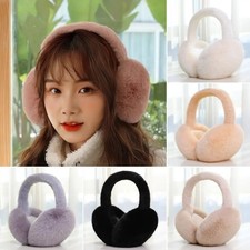 1pc Solid Color Soft Plash Ear Warmer Winter Warm Earmuffs Fashion Ear Cover