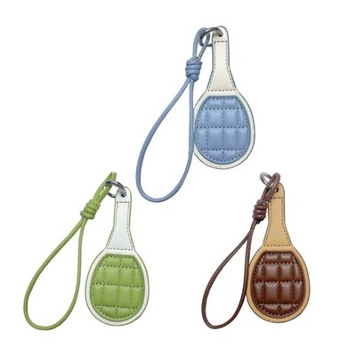 Keychain Pendant With Braided Rope PU Leather Craftsmanship Lightweight Design