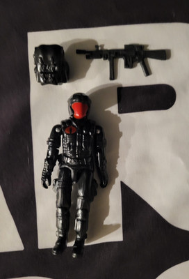 Night Ops Viper G.I. JOE COBRA LOOSE Complete BLACK MAJOR Custom
