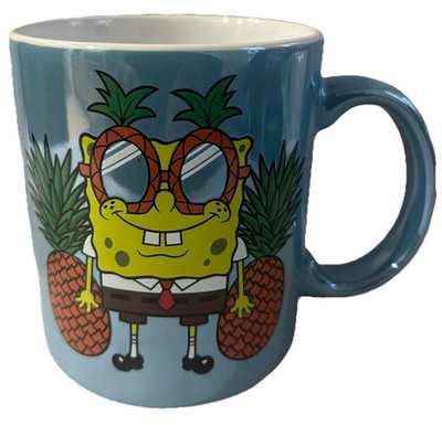 Sponge Bob Square Pants Coffee Mug 2023 Pineapple 20oz New