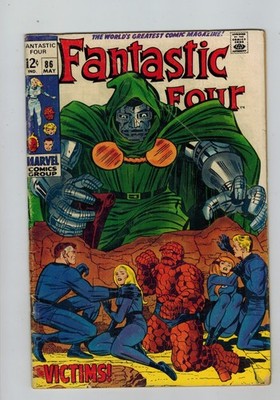 Fantastic Four (1961) #  86 (4.0-VG) (2231321) Dr. Doom 1969