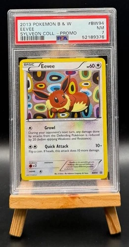 EEVEE HOLO BW94 SYLVEON COLLECTION PROMO POKEMON PSA 7
