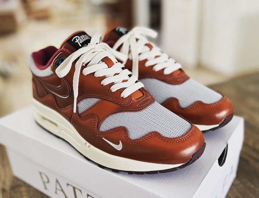 Nike Patta x Air Max 1 Dark Russet, Size 12 image 2