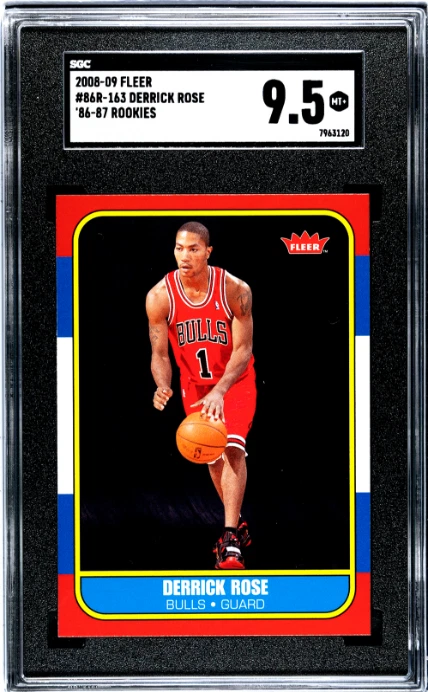 Derrick Rose trading card