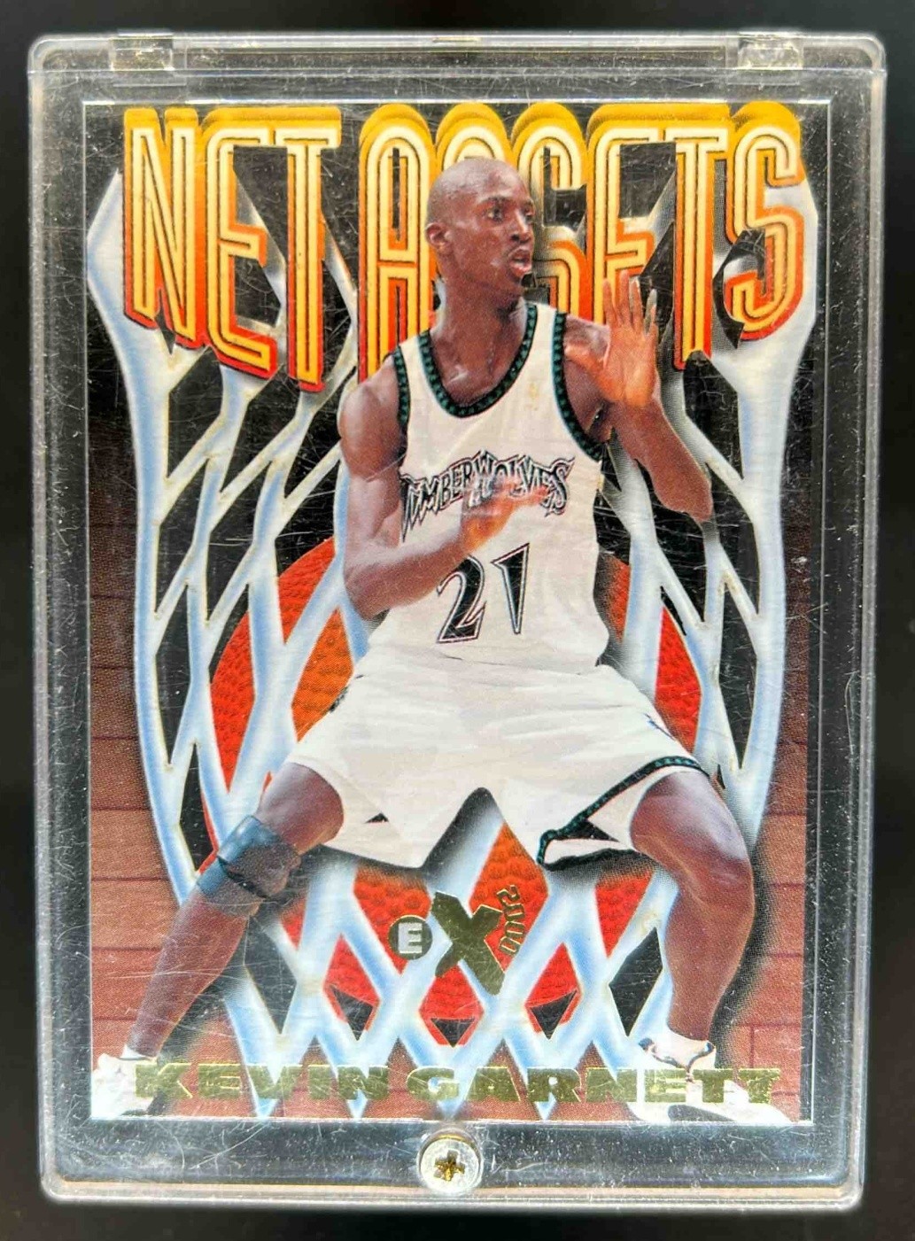 1996 Skybox EX-2000 Kevin Garnett Net Assets #4 Timberwolves