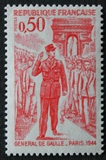 Timbre - FRANCE - YT1697  - Général De Gaulle - Neuf ** - 1971