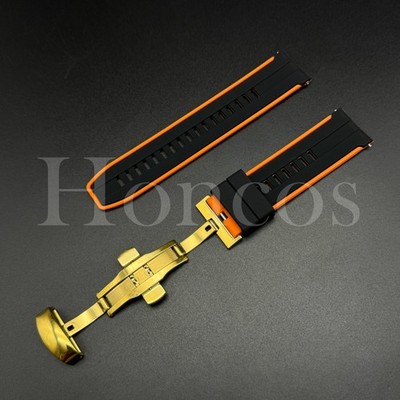 20 22 MM Soft Rubber Watch Strap Band Quick Release Sport Fits for Huawei BK/ORG